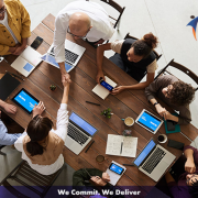 Tech staffs in a meeting